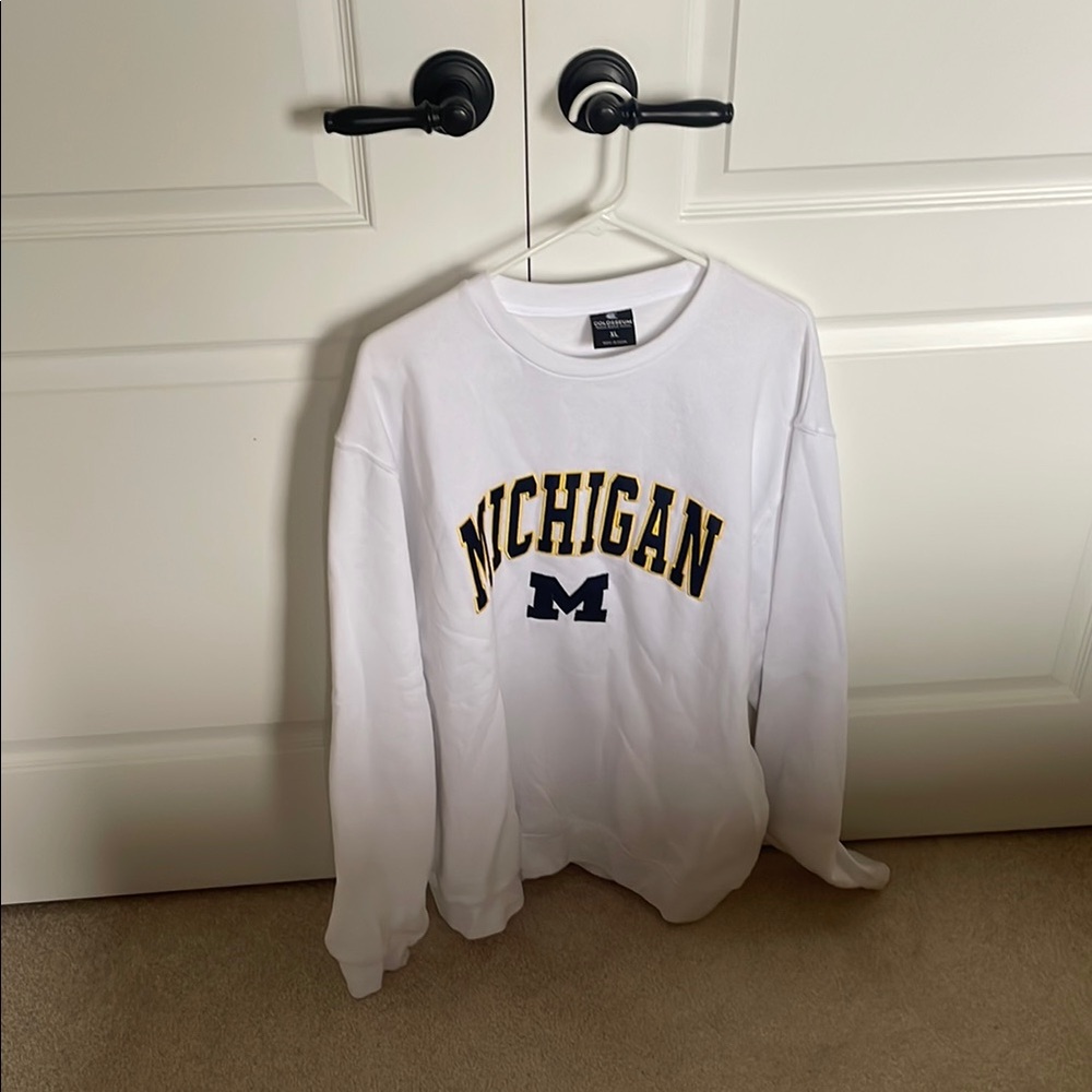 White Michigan Sweatshirt